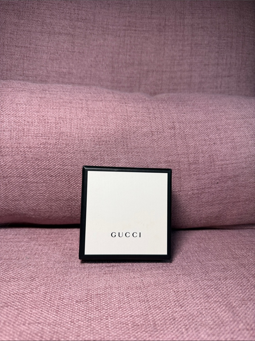 Gucci Small White Box with Black Border